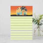 Surfred Retro Briefpapier (Staand voorkant)