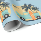 Surfred Retro Cadeaupapier (Rol Hoek)