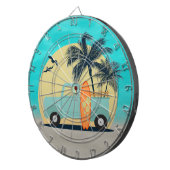 Surfred Retro Dartbord (Voorkant Rechts)