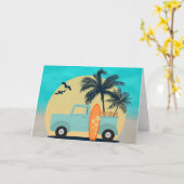 Surfred Retro Kaart (Gele Bloem)