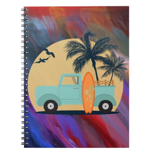 Surfred Retro Notitieboek (Voorkant)