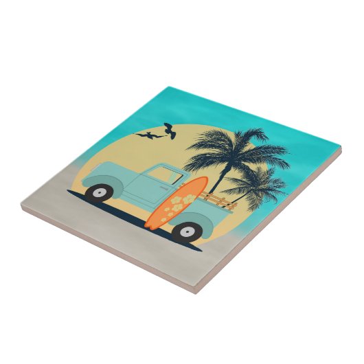 Surfred Retro Tegeltje (Zijkant)