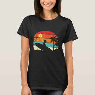 Surfred Surfer Sunset Palm Tree Surf 1 T-shirt