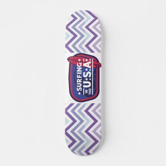 Surfred USA Persoonlijk Skateboard (Voorkant)