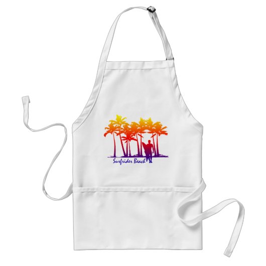 Surfrider Beach Chef's Apron Standaard Schort (Voorkant)