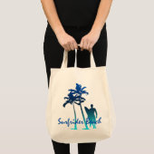 Surfrider Beach Hawaiian Palm Tree Blend Tote Bag (Voorkant (product))