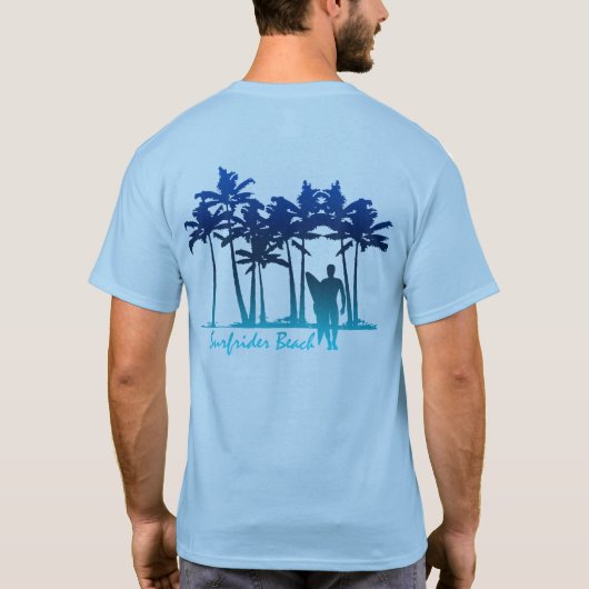 Surfrider Beach Mannen T-Shirt (Achterkant)