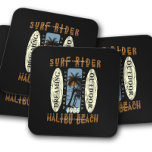 Surfrider Malibu Beach | Set Onderzetter surfplank<br><div class="desc">Surfrider Malibu Beach | Surfboard Onderzetter set - Breng een persoonlijkheid naar een feestje of je bar met ons Collectie van het zomerOnderzetter.</div>