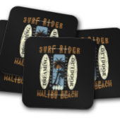 Surfrider Malibu Beach | Set Onderzetter surfplank
