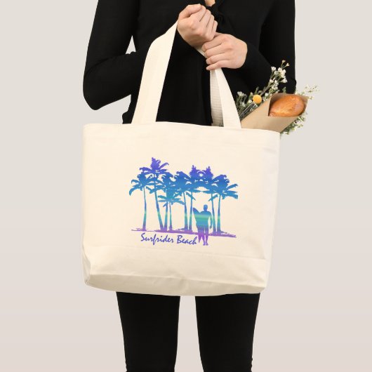 Surfrider strandtas grote tote bag (Voorkant (product))