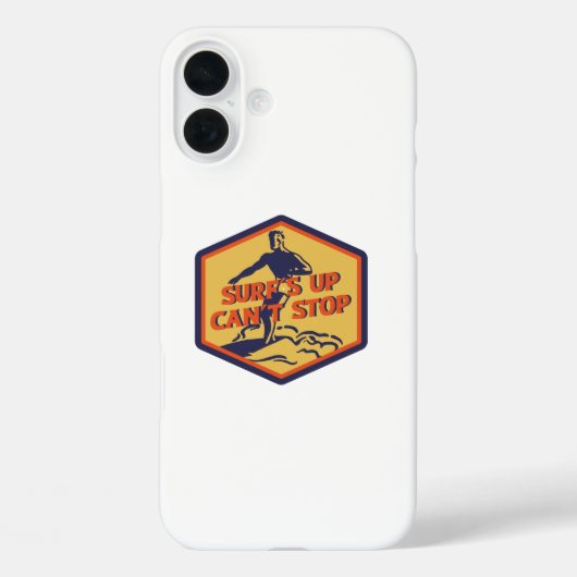 surfs cant stop summer phone case (Achterkant)