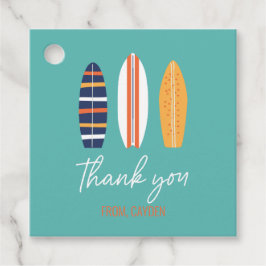 Surfs Up BOY Surfboard strand Verjaardagsfeest Bedankjes Labels