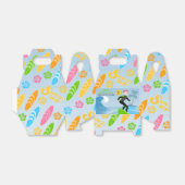 Surf's up boy Verjaardagsfeestje Bedankdoosjes (Uitgevouwen)