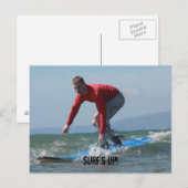 Surf's Up Briefkaart (Voorkant / Achterkant)