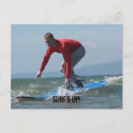 Surf's Up Briefkaart (Voorkant)