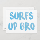 Surfs Up Bro Briefkaart (Voorkant / Achterkant)