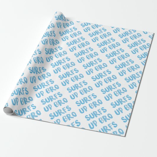 Surfs Up Bro Cadeaupapier (Uitgerold)