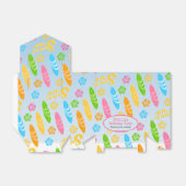 Surf's up Girly Verjaardagsfeestje Bedankdoosjes (Uitgevouwen)