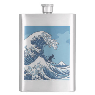 Surf's Up, Kanagawa – De Grote Golf Kat Surfer Flacon