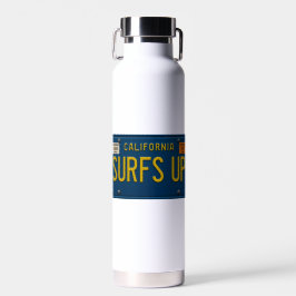Surfs Up Retro 1969 California Kentekenplaat Surfe Waterfles
