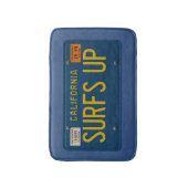 Surfs Up Retro 1969 California License Plate Surf Badmat (Voorkant Verticaal)