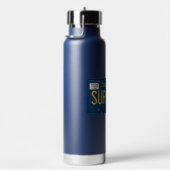 Surfs Up Retro 1969 California License Plate Surf Waterfles (Rechts)