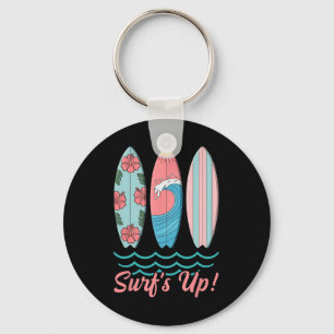 Surf's Up Schattig Surfplank Zomer Strand Hawaï Go Sleutelhanger