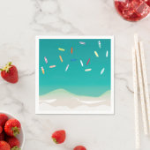 Surf's Up Summer Beach Party Papier Servet (Insitu)