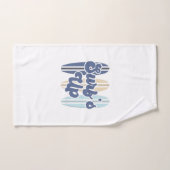 Surf's Up surfplank blauw Handdoek (Handdoek)