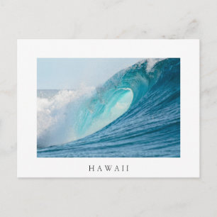 Surfschacht, Hawaii, wit briefkaart