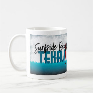 Surfside Beach Texas Surfboard Surfing Koffiemok