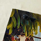 Surfside Flyer Diesel Train op het strand Strandlaken (In situ)