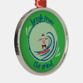 Surfsinterklaas Ornament (Rechts)