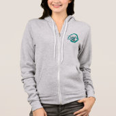 Surfsport | Dames rits hoodie (Voorkant)