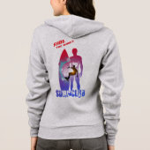 Surfsport | Dames rits hoodie (Achterkant)