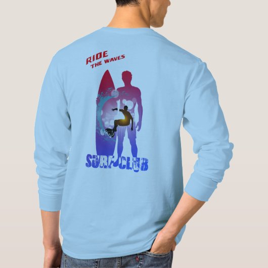 Surfsport | Lange hoes van Mannen T-shirt (Achterkant)