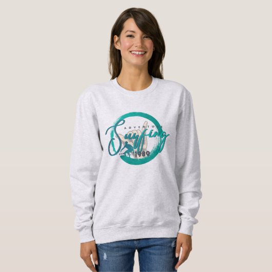 Surfsport | Vuilshirt voor dames Trui (Voorkant volledig)