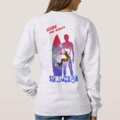 Surfsport | Vuilshirt voor dames Trui (Achterkant)