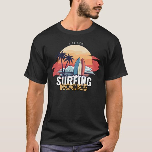 Surfstenen! T-shirt (Voorkant)