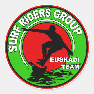 surfsticker ronde sticker