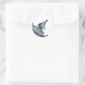 Surfsticker Ronde Sticker (Tas)