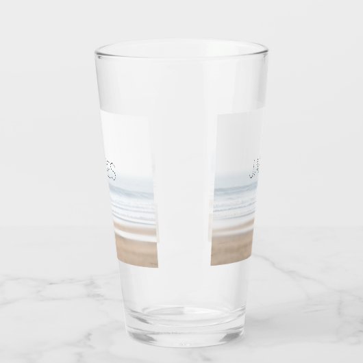 Surfstrand op maat glas (Links)