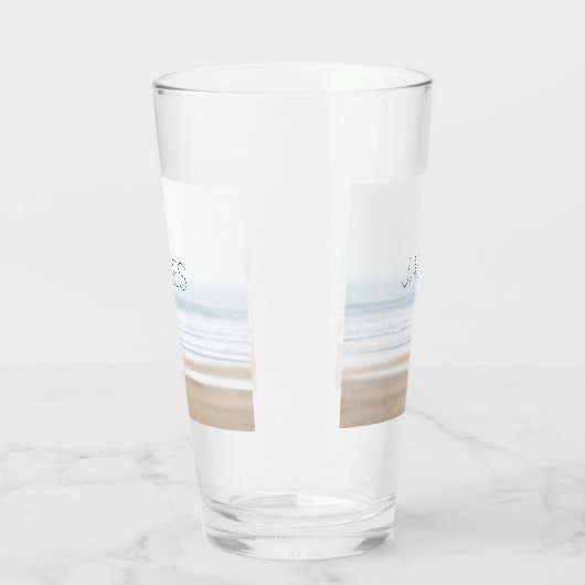 Surfstrand op maat glas (Rechts)