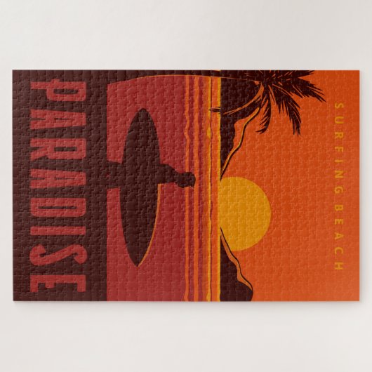 Surfstrand Paradise Legpuzzel (Horizontaal)