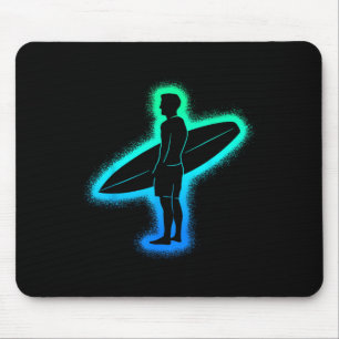 Surfstrand Surfplank Surfers Mannen Kinderen Jonge Muismat