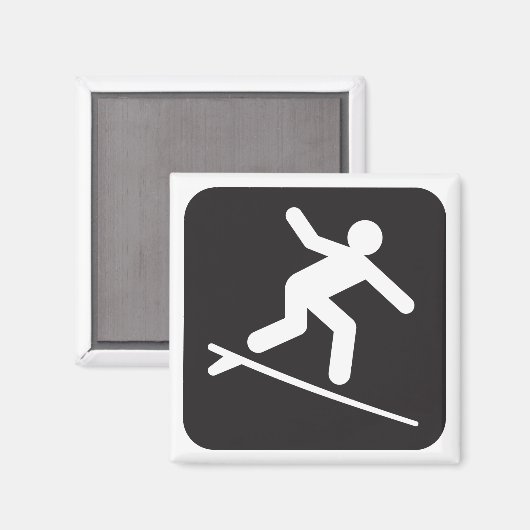 Surfsymbool Magnet (Voorkant / Achterkant)