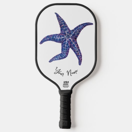 "Surft omhoog" Custom Pickleball Paddle (Achterkant)