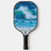"Surft omhoog" Custom Pickleball Paddle (Voorkant)
