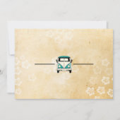 Surft omhoog! Surfende verjaardag Nodig het Beach  Kaart (Achterkant)