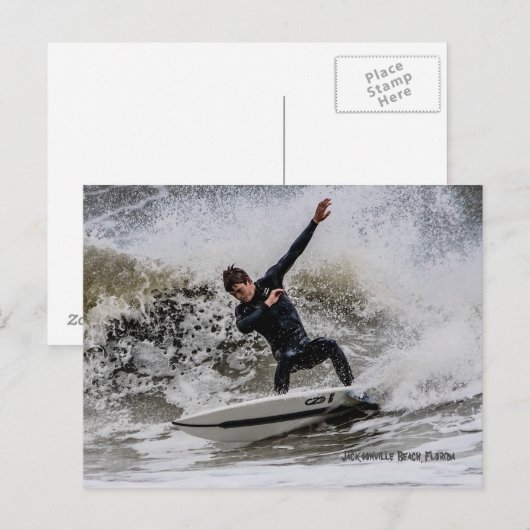 Surft op! briefkaart (Voorkant / Achterkant)